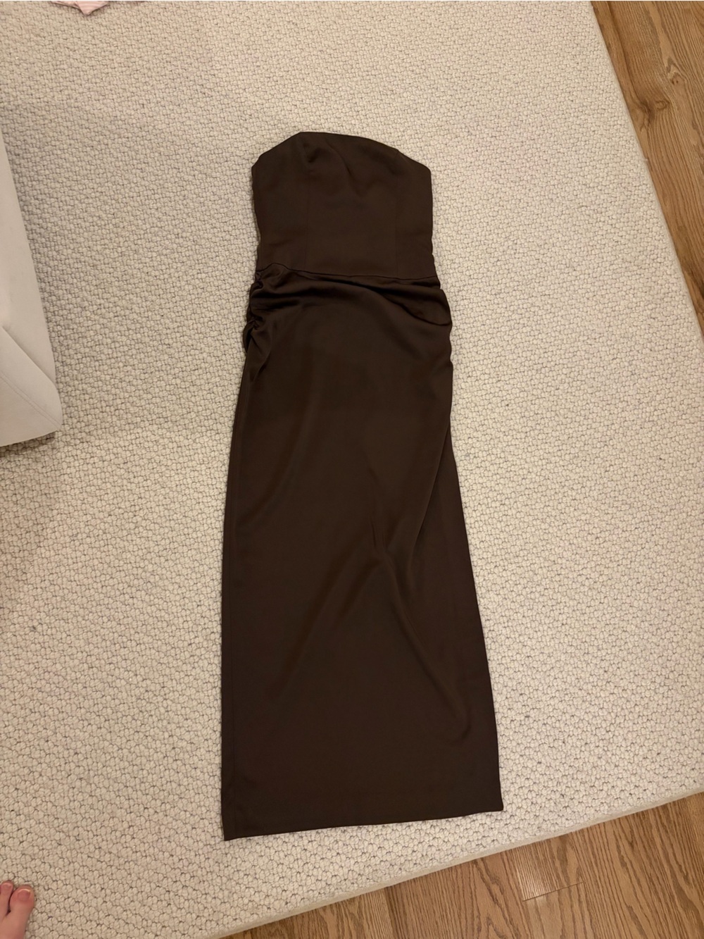 Bec & Bridge Dark Chocolate Eternity Strapless Maxi Dress - Picture 3 of 4